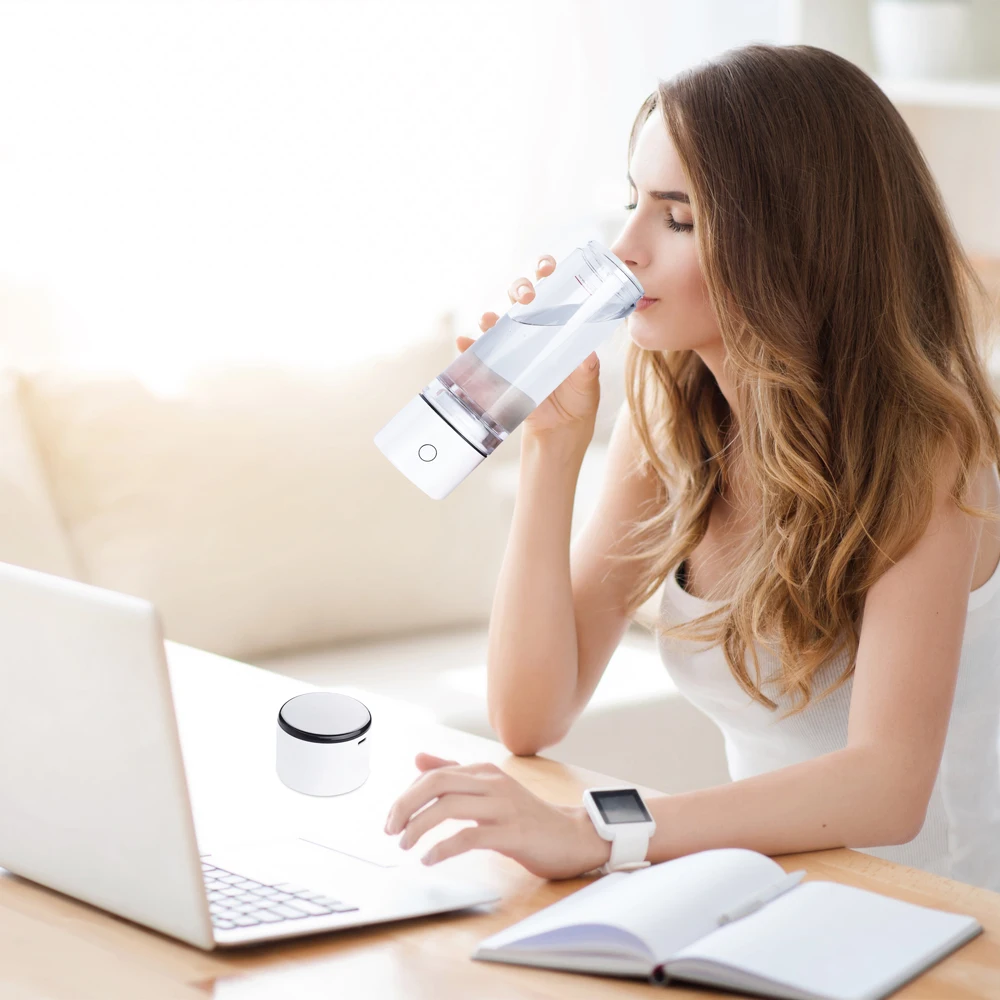 IHOOOH низкочастотный резонанс 7,8 Гц Богатый водородный генератор воды бутылка щелочная водородная вода антивозрастная H2 умная чашка для воды