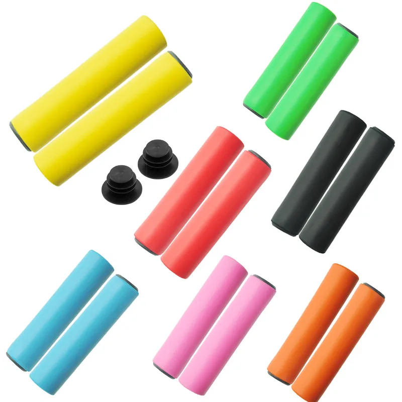 1 Pair Bicycle Grips Super Light Silicone Non-Slip Shock AbsorptionType Road Handle Bike bicycles Parts Bmx MTB Cuffs