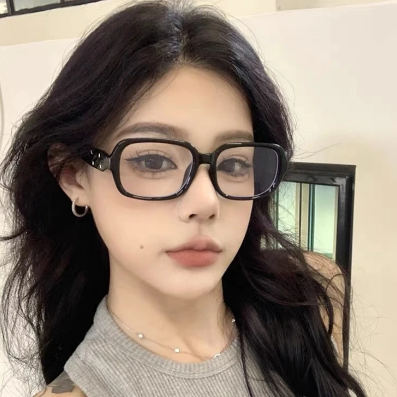 OLLYMURS Fashion High Quality Acetate Glasses Women Retro Oval Men's Eyewear Big Size Optical Prescription Eyeglasses Frame BC2