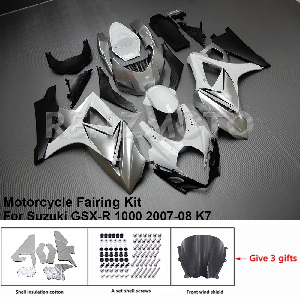 

Motorcycle Fairing Set Body Kit Plastic For Suzuki GSXR GSX-R 1000 2007-08 K7 Accessories Injection Bodywork S1007-124a