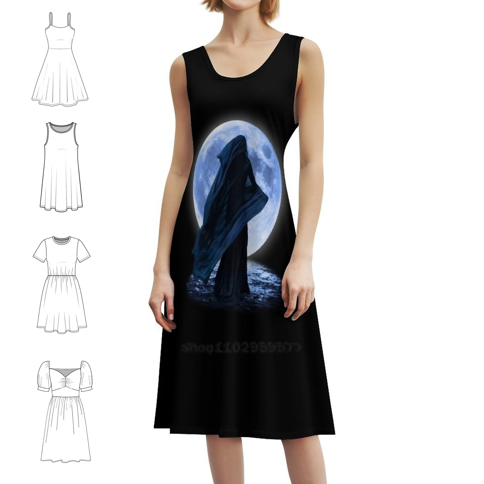 

Свет луны, сексуальное платье для отпуска для женщин, пляжная вечеринка, мини-платье на день рождения, лунная ведьма, дождевики, вечерние студии