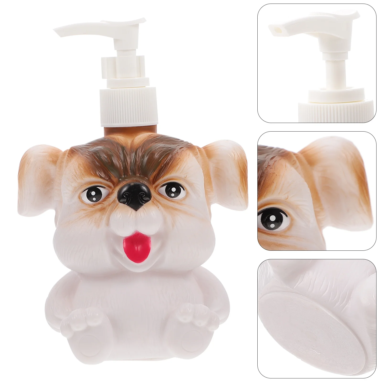 

Portable Lotion Bottle Refillable Liquid Container Travel Shampoo Body Wash Dispenser Dog Shape Pressing Sub Bottle Dormitory