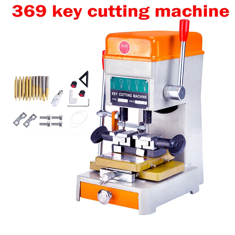 Newest LY 369 Automatic Vertical Key Duplicating Copy Cutting Machine for Make Car and House Door Keys Locksmith Tool