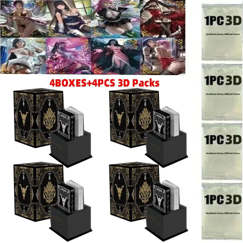 

2023 Wholesales 4boxes Overlord Luxury Collection Box Booster Thousand-year Blood War Tcg Cards Anime Trading Card Birthday Gift