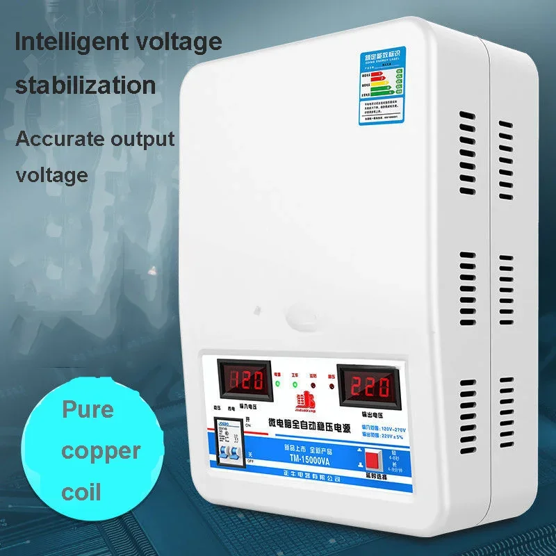 For 6.8KW/15KW Household Automatic Stabilized Power Supply Tool Voltage Stabilizer With Input Voltage 120V-270V Output 220V