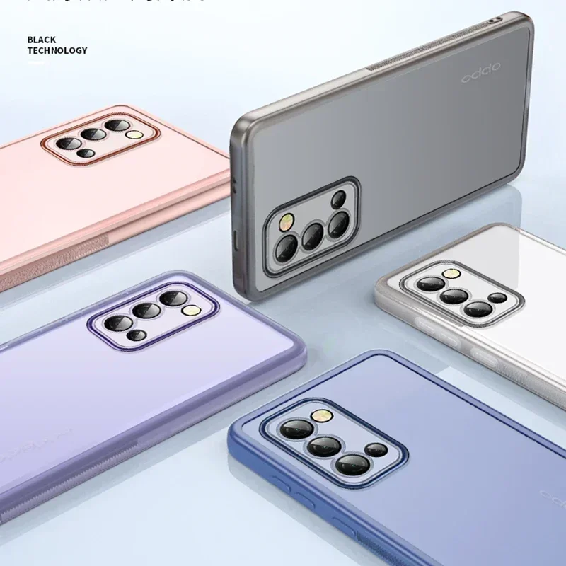 高級レンズフィルム電話ケース OPPO Reno5 リノ 5 プロ 5K 5Pro 5G 360 カメラ保護ソフトシリコンカバー reno5Pro