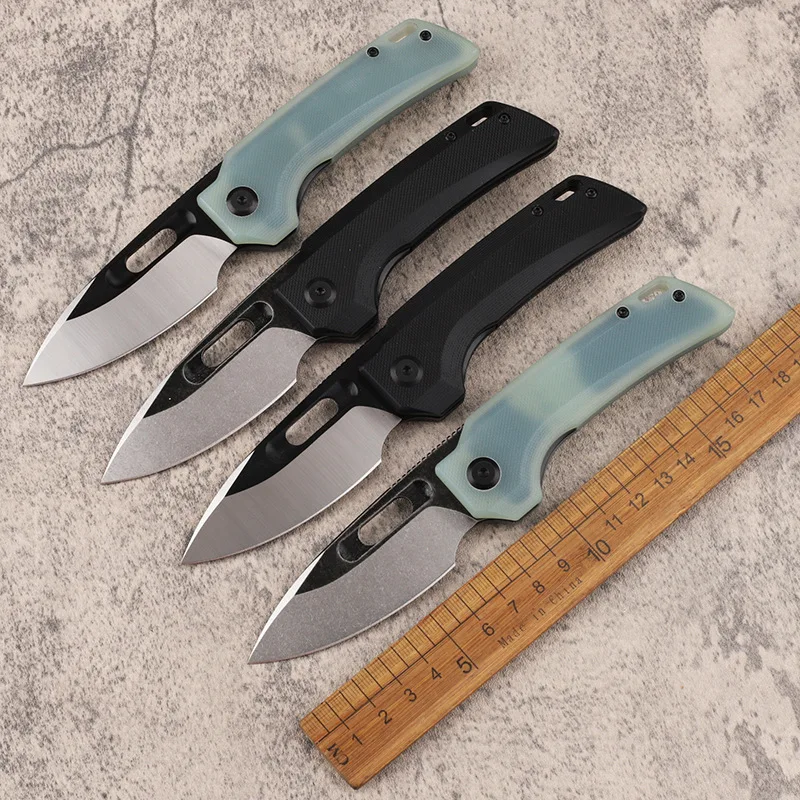 

NEW Folding Pocket Knife D2 Blade G10 Handle Outdoor Hunting Camping Knives Tactical Survival Fruit Mutitool Knives EDC Tools