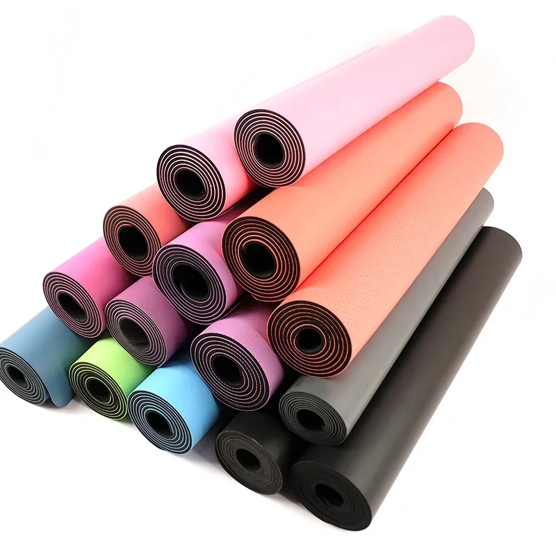

High quality Eco Friendly non slip Natural rubber 4mm pu yoga mats