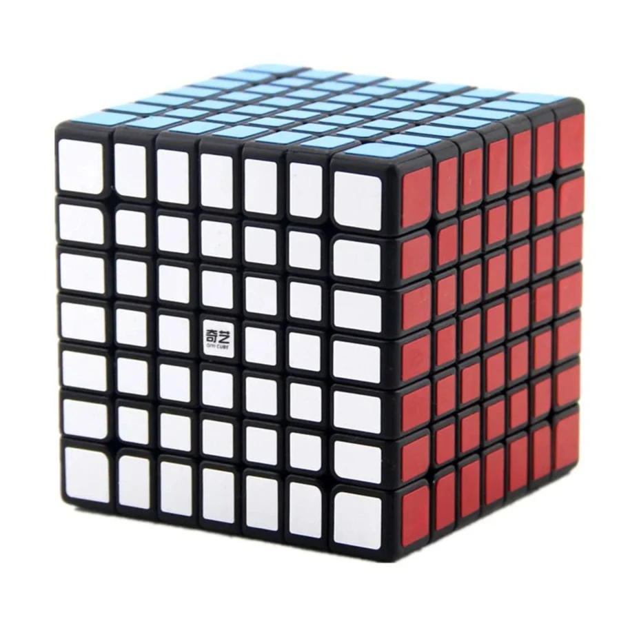 QIYI Speed Magic Cube 3x3x3 4x4x4 5x5x5 Puzzle Black Stickers Magic Cube Education Learnning Cubo Magico Toys For Children Kids