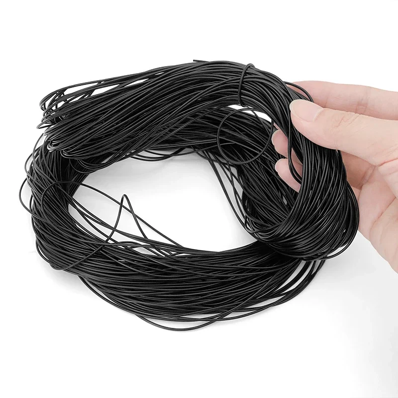 5M Black Silicone Rubber Hose Food-Grade Flexible Nontoxic Small Hoses 1 2 3 4 5 6mm Laboratory Capillary Tube