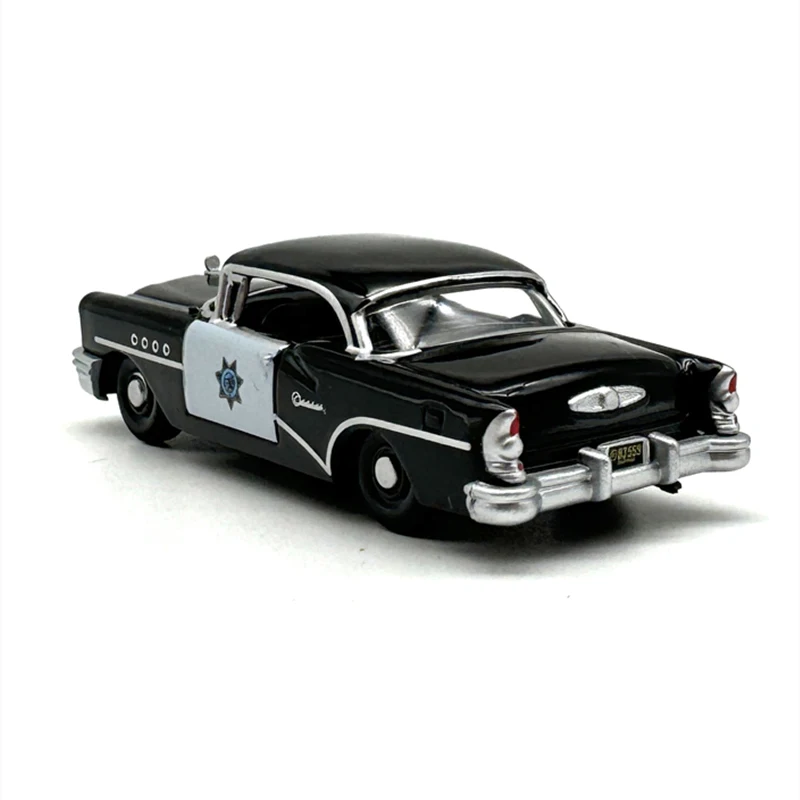 1:87 Scale Diecast Alloy Buick Century 1955 Toys Police Cars Model Classics Adult Collectible Souvenir Gifts Static Display