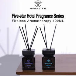 100ML Jasmine Reed Diffuser Oil Hotel Fragrance Series Fireless Aromatherapy Indoor Long lasting Fragrance Bathroom Deodorant