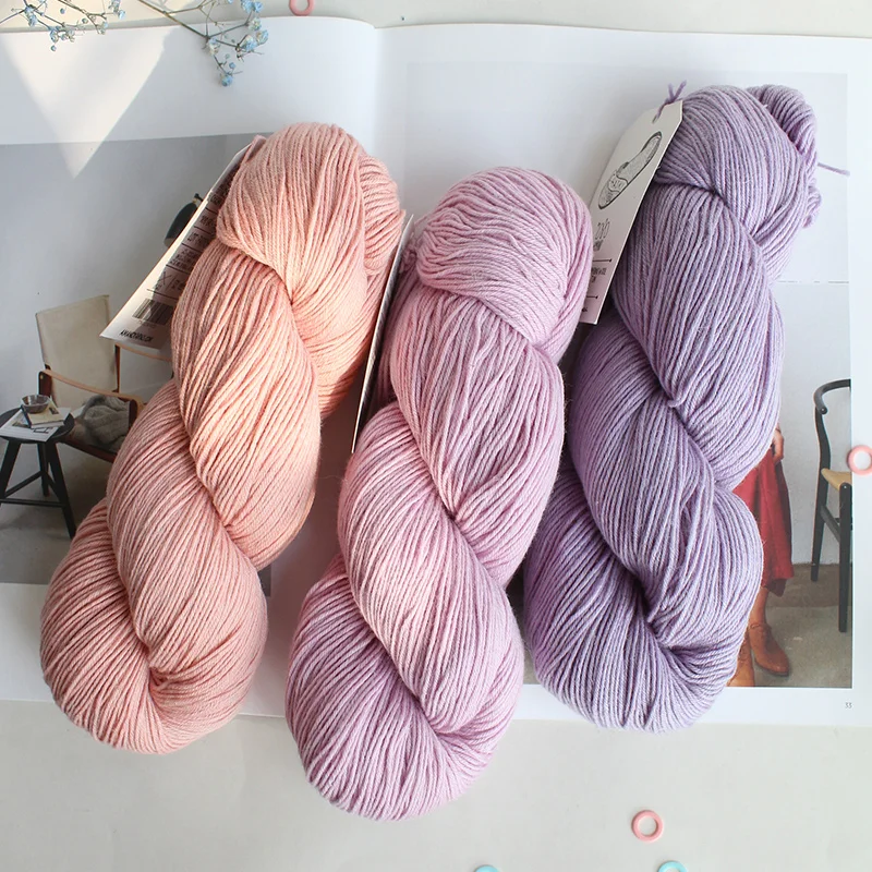 

1 шт., 350 мт./100 г, хлопковая льняная нить Amano Chaski Merino из Перу