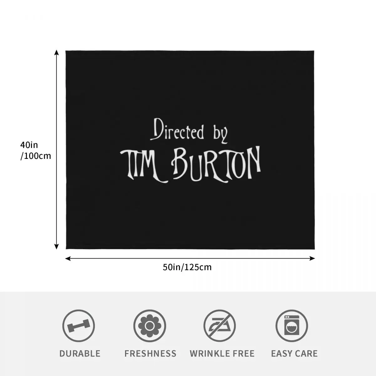 إخراج تيم بيرتون رمي بطانية الزخرفية منقوشة فاخرة رشاقته الثقيلة للنوم