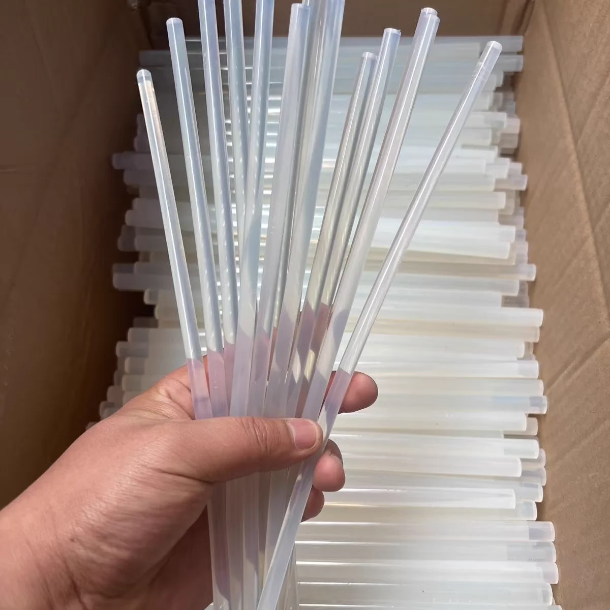 

10PCS High Quality Non-Toxic Transparent 11mm X300mm Tool Hot Melt Glue Sticks For DIY