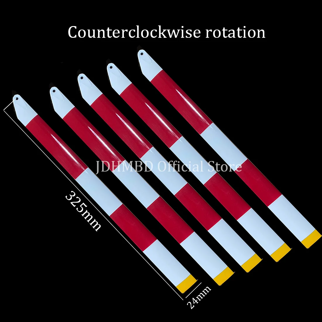 JDHMBD 325mm carbon fibre main balde for 450 450PRO / V2 helicopter For 3 4 5Blades Main Rotor Head Narrow blade suitable