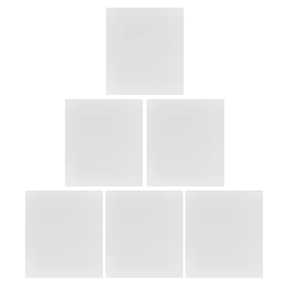 

6Pcs 3D Printing Pen Copy Boards Transparent PVC Drawing Mats Clear Craft Painting Sketch Tool Suitable for DIY