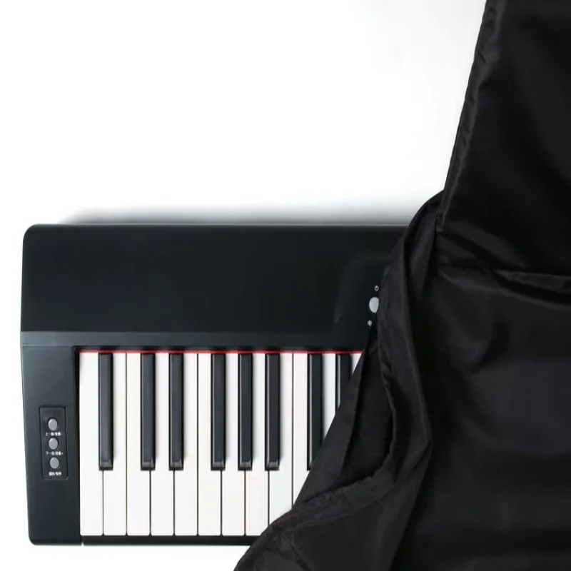 1PC Washable Piano Keyboard Dust Cover for 88 Keys Digital Electric Piano with Music Sheet Stand Additional Cover (Only Cover) view 3