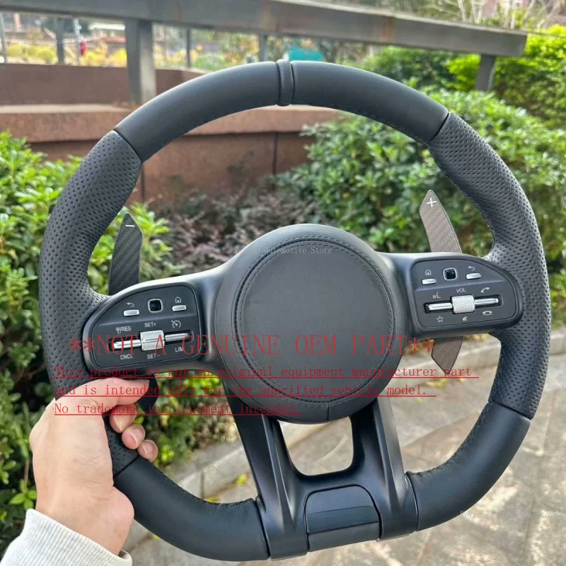 For Mercedes Benz E Class E200 E300 E320 E260 E350 E43 E63 Modified Matte Steering Wheel Horn Cover Horn Shell