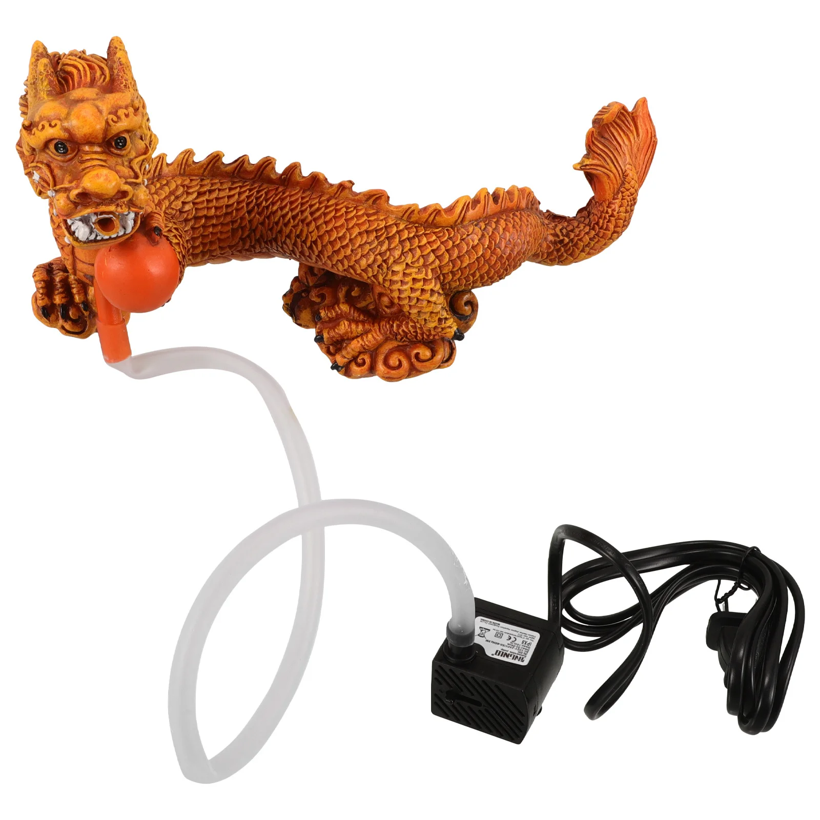 

Resin Simulation Dragon Pendant Hanging Fish Tank Decoration Aquarium Landscape Dragon Ornament Realistic Statue