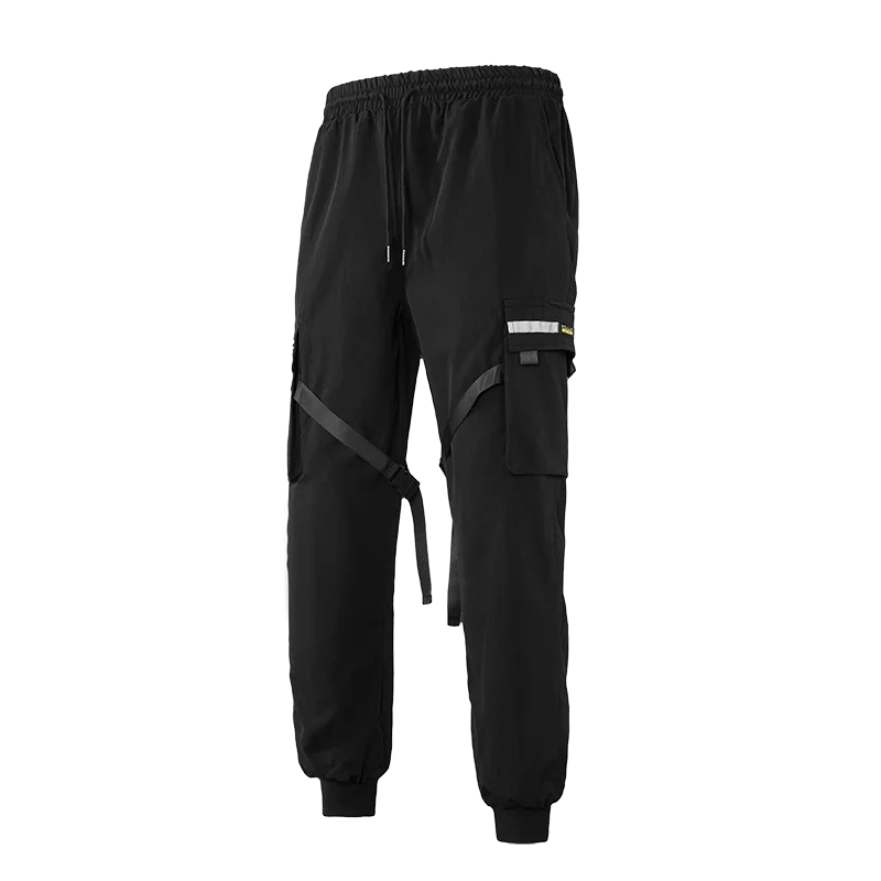 

New Spring and Autumn work pants men's casual work pants jogging pants drawstring waist lightweight straight leg sports pants