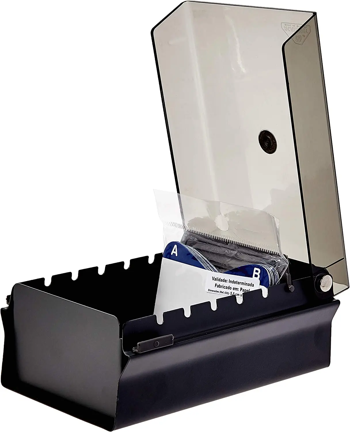 Desktop Multicolor Visiting Cards Organizer, Porta de arquivo de mesa, Stand Box, Escola e Escritório Papelaria, Novo, 2023