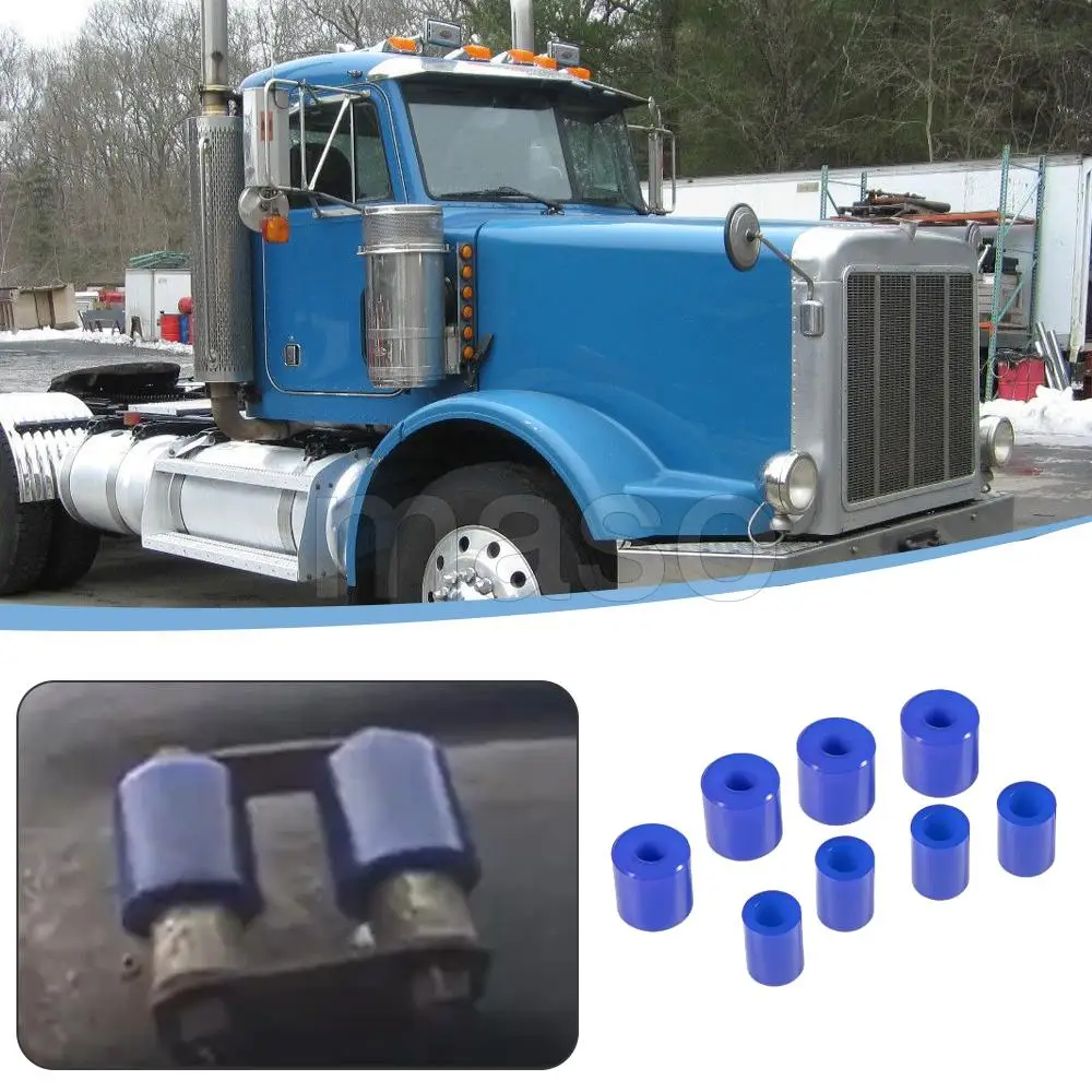 

8pcs Hood Roller Bushings For Peterbilt Models 357 375 379 Hood Roller Bushings 13-04391 13-03593 K066-360 HM75-64593
