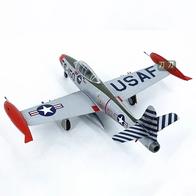 1:72 Scale American F-84E jet fighter F84 Plastic Finished Simulation Model Static Decoration Souvenir Gifts For Adult Boy