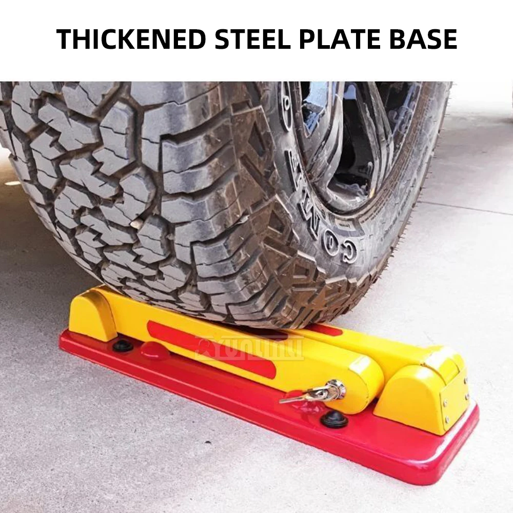 thickened-anti-collision-triangle-parking-lock-car-ground-lock-parking-space-ground-lock-no-drilling-occupancy-lock