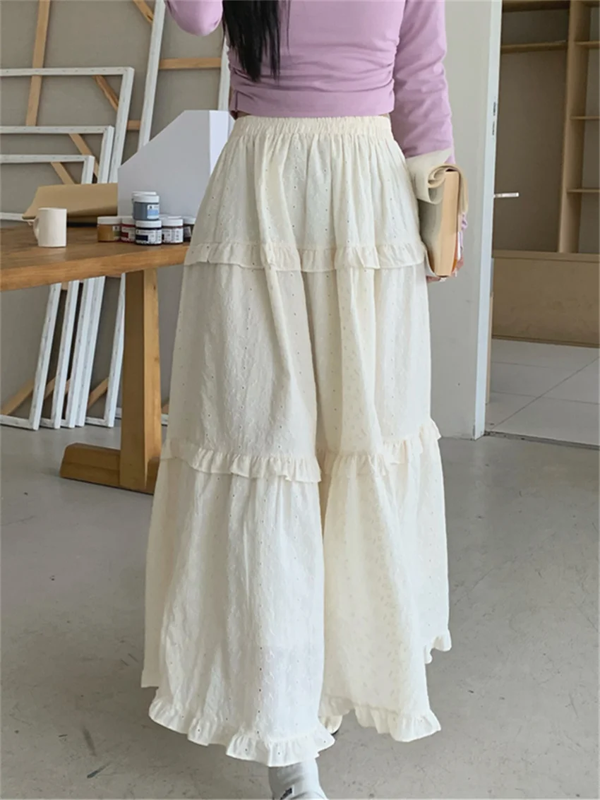

Женская трапециевидная юбка с оборками Alien Kitty, элегантная облегающая Повседневная офисная футболка с длинным рукавом, лето 2024