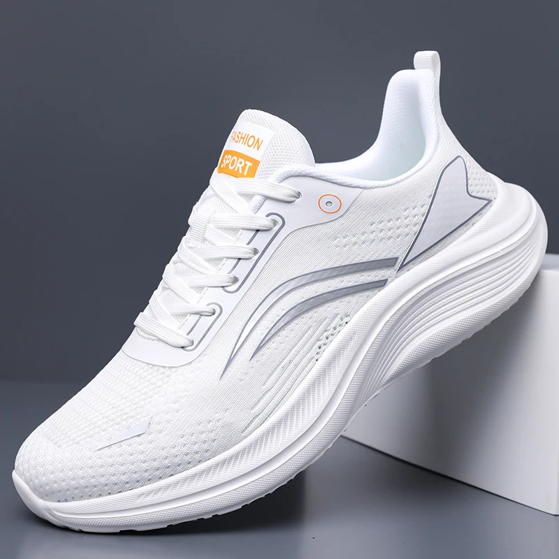 Men's shoes, flying fabric testing shoes, comprehensive training shoes, sports training plus size shoes