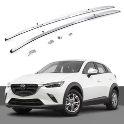 Aluminum Alloy Car Roof Rack Cross bar For Mazda CX-3 CX3 2015-2022 Rails Bar Luggage Carrier Bars top Racks Rail Boxes