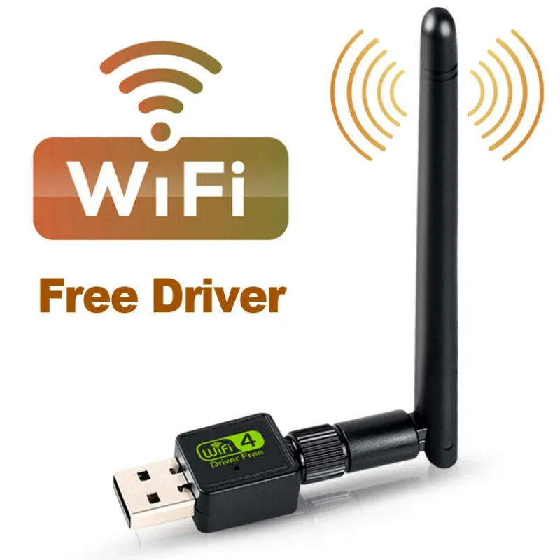 USB WiFi Adapter Wi Fi Antenna Card Free Driver Wireless Network Card Wi-Fi Singal Receptor