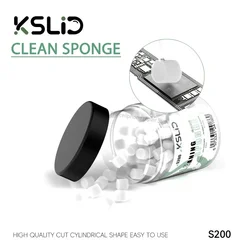 KSLID S200 Nano Cleaning Sponge Dust-free Wipes for Mobile Phone Screen Glue Removal Camera Lens PCB Welding Flux Oil Cleaner