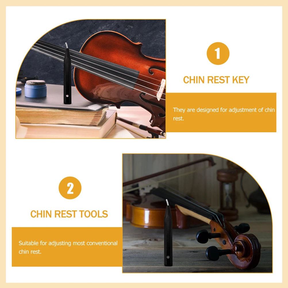 

Violin Cheek Holder Repairing Tool Jaw Rest Screw Wrench Instrument Chin Alloy Adjustment