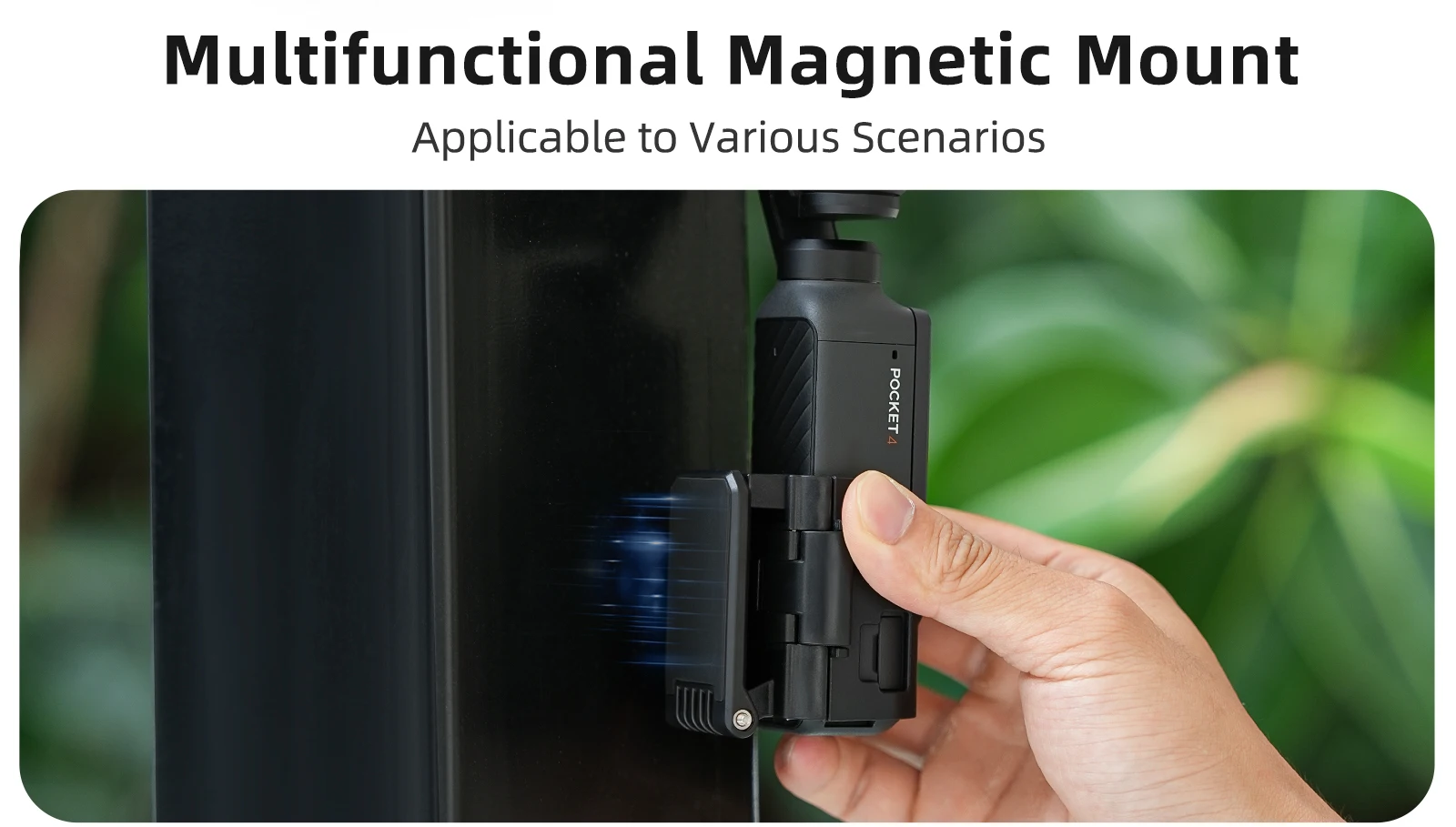 Magnetische Halterung für DJI OSMO POCKET 4, Clip-Halterung für Fahrrad/Vlog/Tisch-Aufnahmen, Zubehör für DJI Pocket 4 Kamera ﻿ – Detail 7