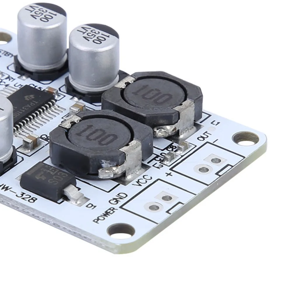 DC 8-26V 전력 증폭기 보드 TPA3110 PBTL 30W 디지털 증폭기 보드 단일 채널 고출력 오디오 수신기 AMP 모듈