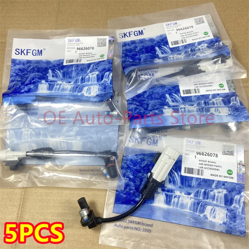 

5PCS ABS Wheel Speed Sensor Front For Chevrolet Captiva Equinox 3.4L 3.6L Pontiac Saturn Vauxhall Opel Antara Suzuki 96626078
