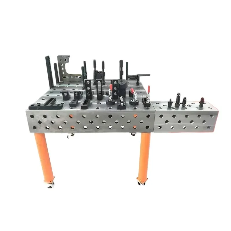 New Precision HT300 Cast Iron 3D Welding Table with 28mm Aperture Flexible Platform for Workshop Use 1 Year Warranty