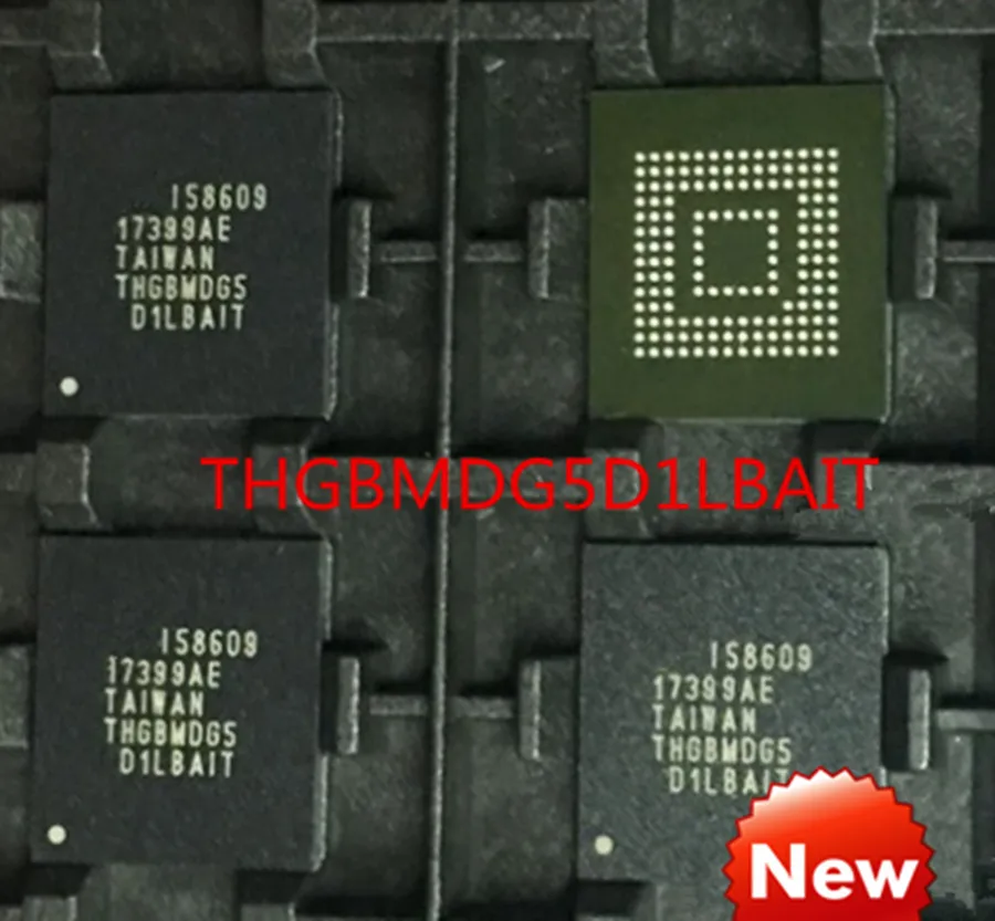 

New original THGBMDG5D1LBAIT EMMC BGA mobile word library 4GB memory chip