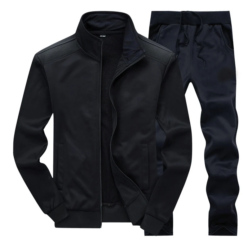 Maxulla-chándal informal con capucha para hombre, conjunto de 2 piezas, chaquetas y pantalones, ropa deportiva para correr, otoño