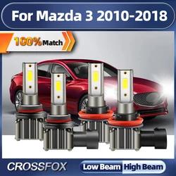 240W Car Lights 40000LM H11 HB3 9005 LED Headlight Bulbs 12V Plug And Play For Mazda 3 2010-2012 2013 2014 2015 2016 2017 2018