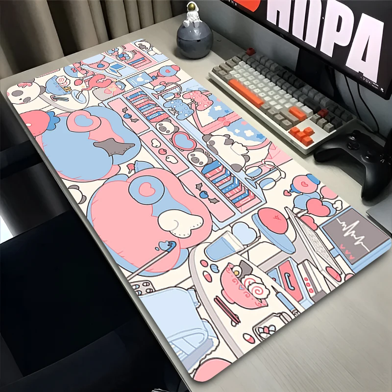 

Коврик для мыши ПК Нескользящий резиновый коврик для мыши Ноутбук Геймерский шкаф Коврик для клавиатуры Офисный компьютер Игровой стол Аниме Коврик для мыши в комнате Semyon