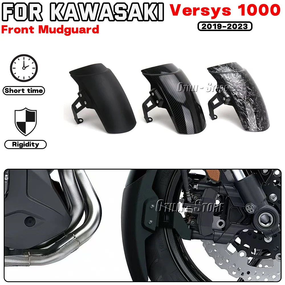 

For Kawasaki Versys 1000 2019 2020 2021 2022 2023 Motorcycle accessories Front Fender Mud Flap Guard Fairing Mudguard Cover