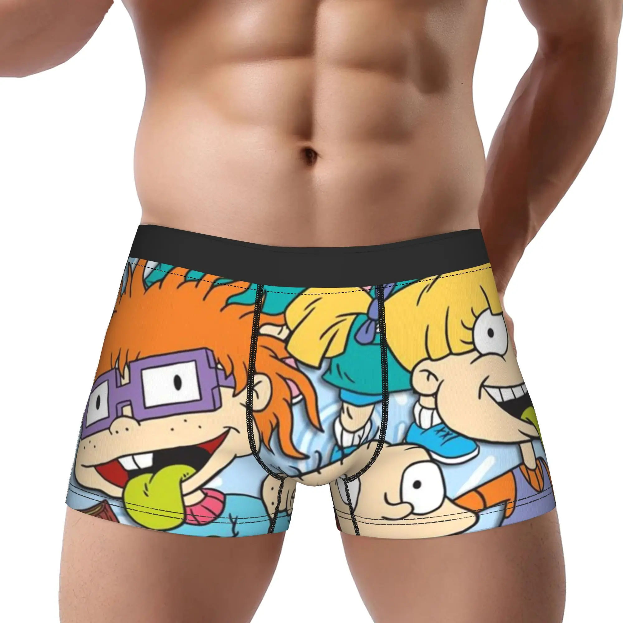 

Rugrats Gowild Underpants Homme Panties Men's Underwear Rugrats Gowild Ventilate Shorts Boxer Briefs