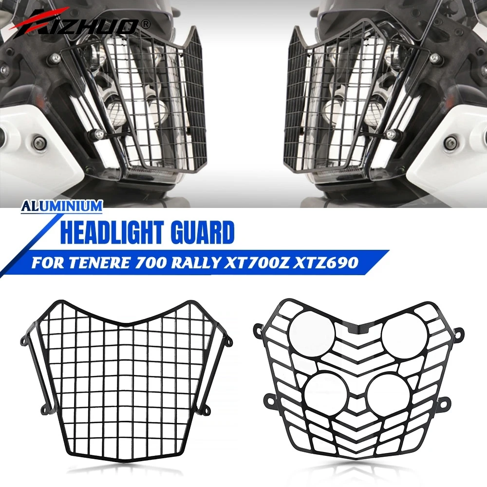 

For Yamaha Tenere 700 XT700Z T7 Rally XTZ700 2019-2021 Motorcycle Accessories Headlight Grill Guard Cover Protector Tenere700