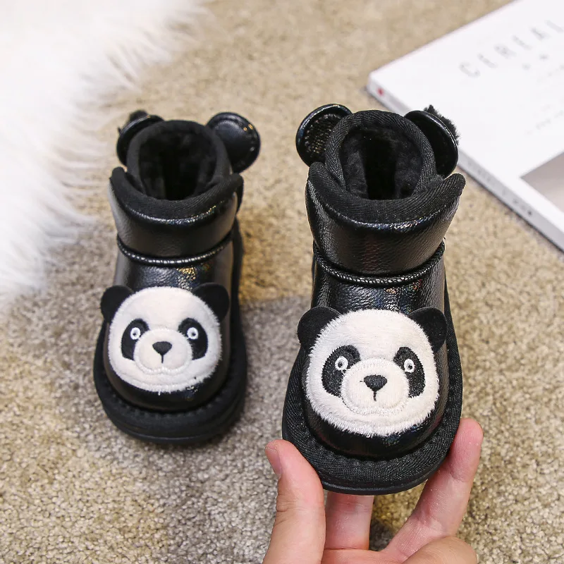 Baby Snow Boot Winter Girl Plush Thickened Baby Shoe Boy Illuminated Shoe Soft Sole Big Cotton Shoe Botas Para Niña Угги Детские