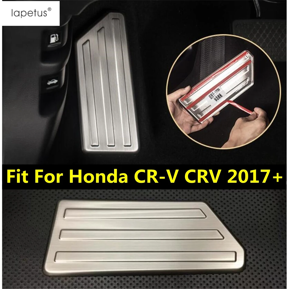 

Left Side Foot Rest Pedal Plate Bezel Panel Frame Molding Cover Kit Trim For Honda CR-V CRV 2017 - 2020 Car Accessories Interior