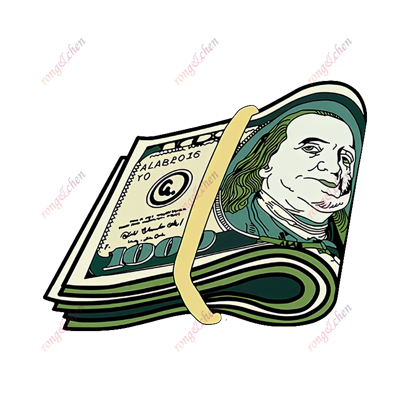 

Funny Car Sticker US Dollar Trendy for Car Motorcycle Racing Helmet Laptop Trunk Body Car Window Surfboard Waterproof PVC Decals