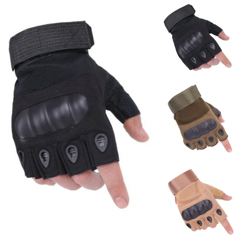 

Tactical Gloves for Men Women Half-finger Fitness Finger Leakage Special Forces Mountaineering Outdoor Non-slip Wear-resistant